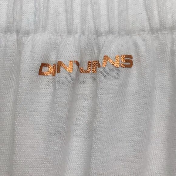 Dkny Cover up sweater woven white top jersey Over size white lousse shirt tunic - Picture 3 of 6